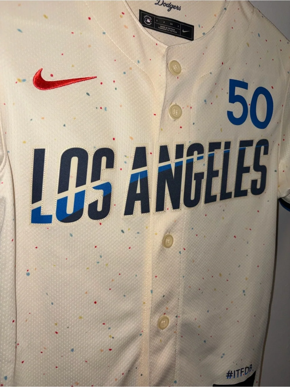 Nike - Los Angeles Dodgers (City Connect) Mookie Betts #50 Limited Vapor Jersey